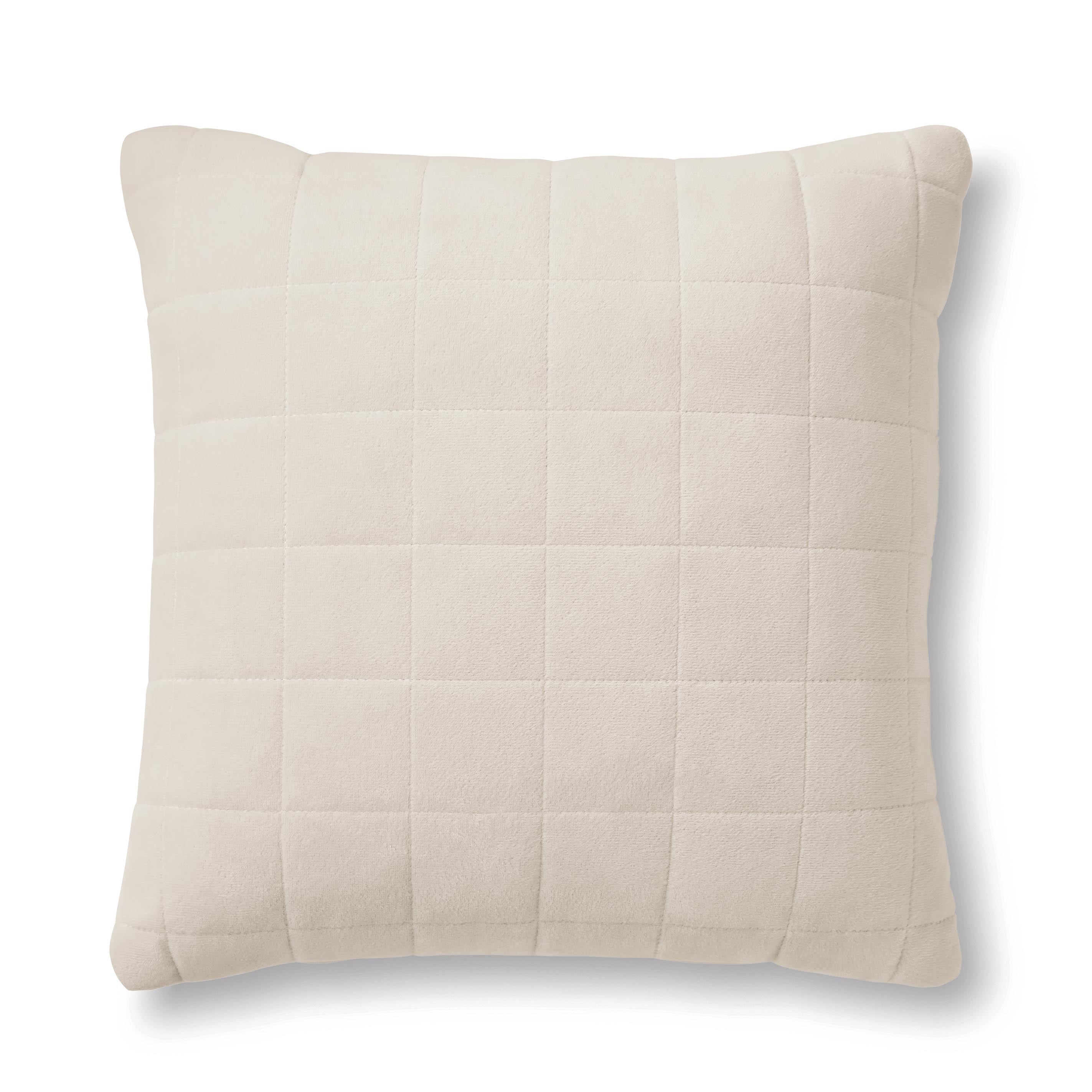 Mainstays 5-Piece Ivory Waffle Comforter Set, Full/Queen