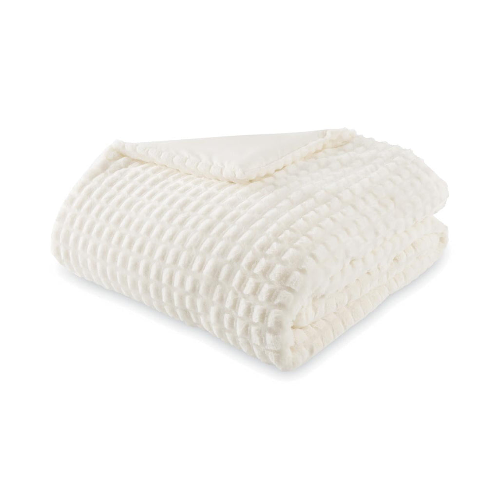 Mainstays 5-Piece Cream Cozy Plush Comforter Set, Full/Queen