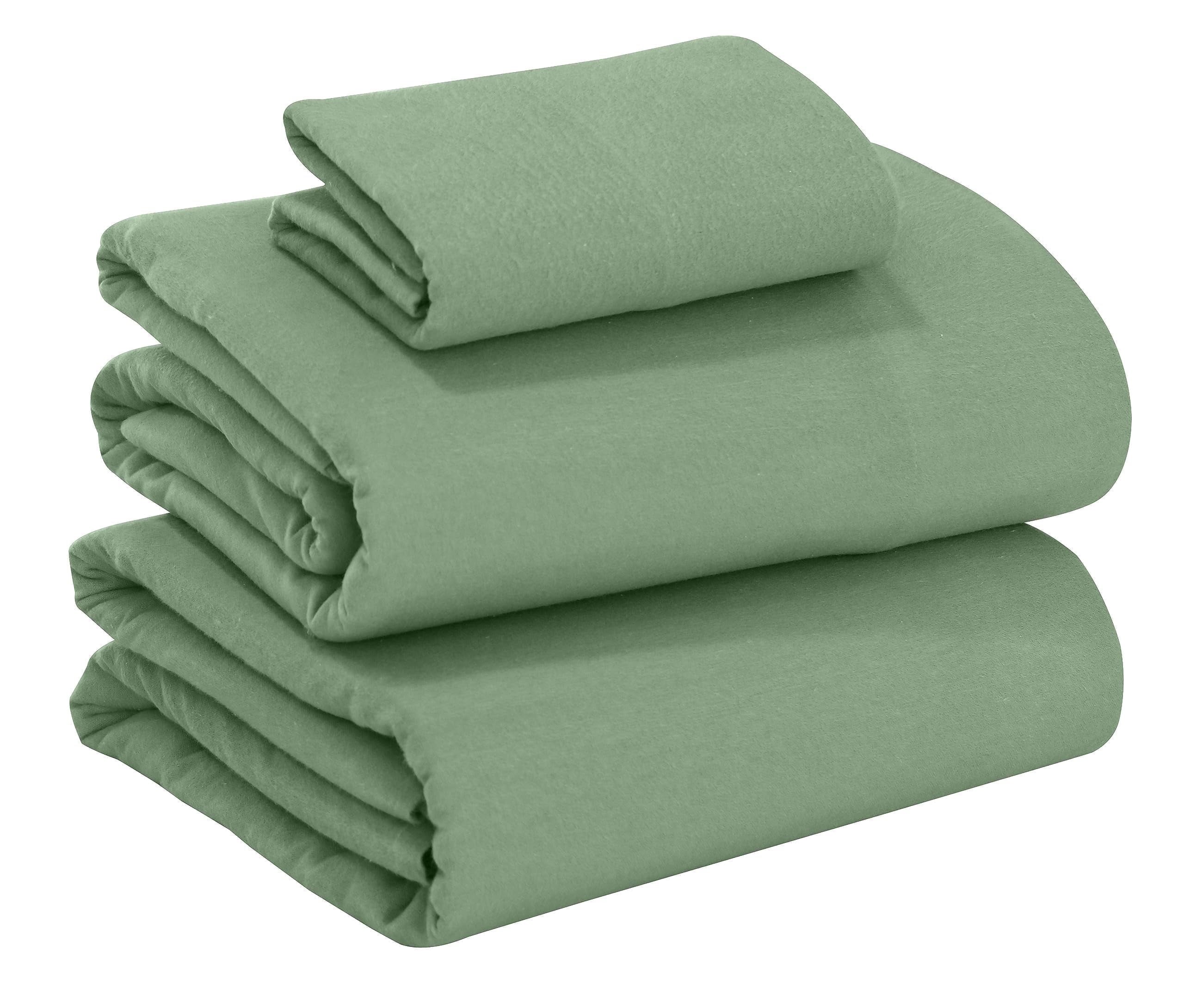 RUVANTI Flannel Sheets Queen Size - 100% Cotton Double Brushed Bed Sheets, Deep Pockets 16 Inches Queen Sheet Set, All Seasons Breathable & Extra Soft - Warm & Cozy, 4 Piece, Red Plaid