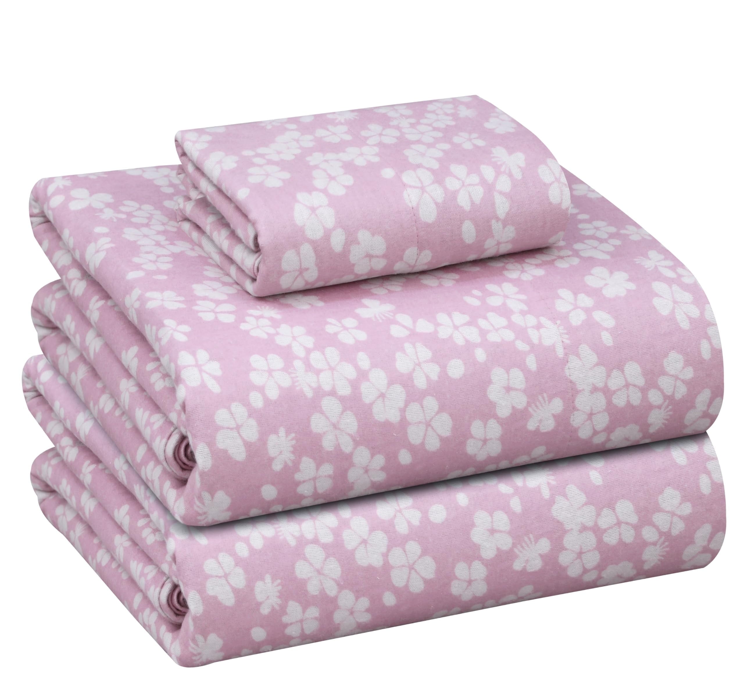 RUVANTI Flannel Sheets Queen Size - 100% Cotton Double Brushed Bed Sheets, Deep Pockets 16 Inches Queen Sheet Set, All Seasons Breathable & Extra Soft - Warm & Cozy, 4 Piece, Red Plaid